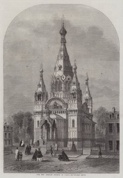 La nueva iglesia rusa en París de Felix Thorigny